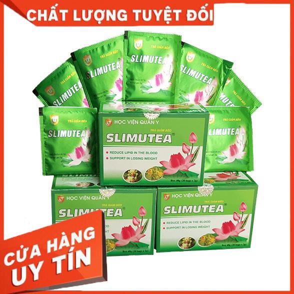 Liệu Trình Giảm Cân Học Viện Quân Y 3 trà giảm béo Slimutea và 1 Slimtosen Extra