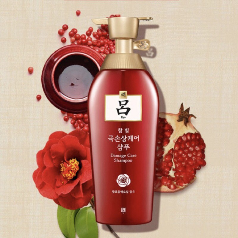 Dầu gội và xả Ryo Damage Care Shampoo & Conditioner Hàn Quốc