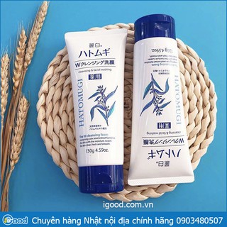 [HÀNG CHÍNH HÃNG] SỮA RỬA MẶT Ý DĨ HATOMUGI NATURIE NHẬT BẢN