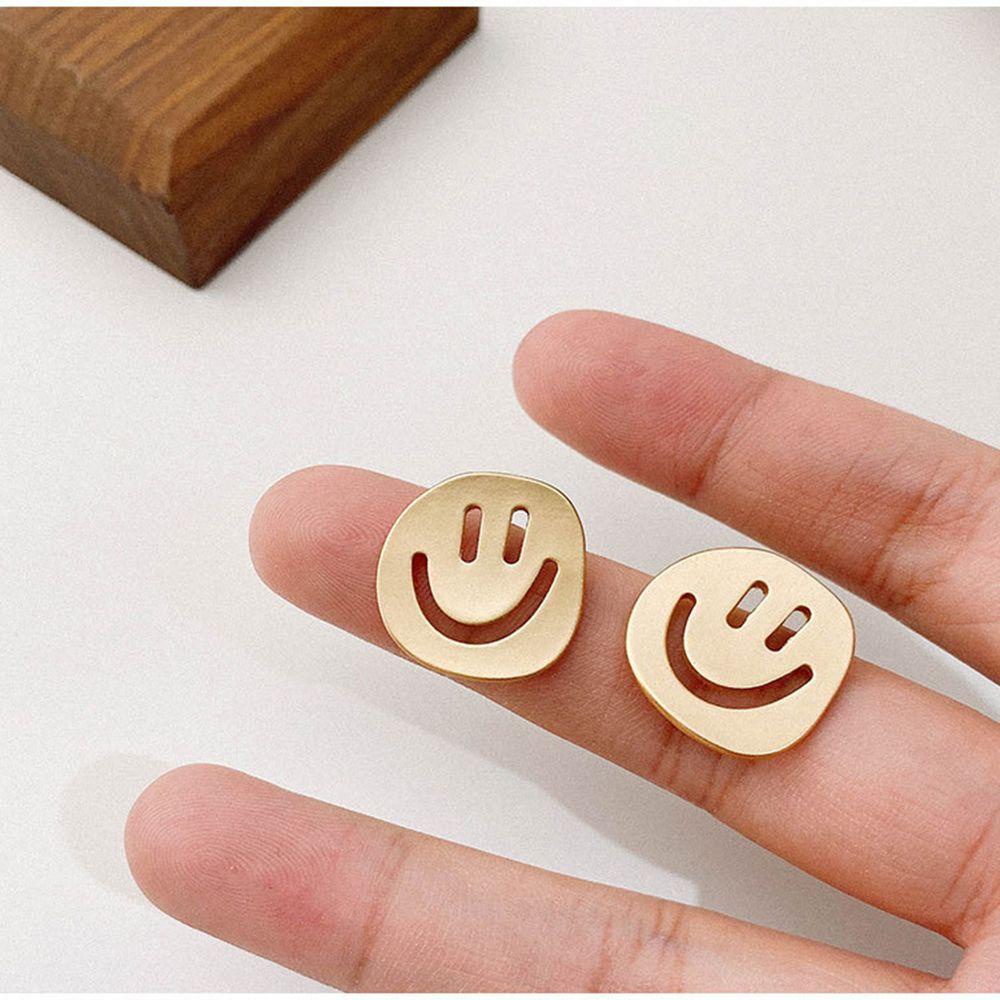 Bông Tai Hình Mặt Cười Dễ Thương Phong Cách Hàn Quốc