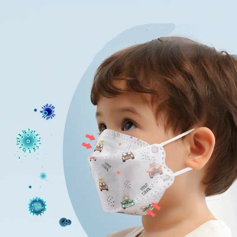 Khẩu trang y tế trẻ em 4D-KF94 4 lớp kháng khuẩn chính hãng TT Mask 1 túi 10 chiếc