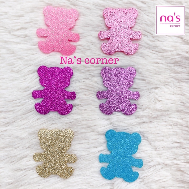 Bộ 2 miếng dán tóc mái tự dính nhũ kim tuyến màu nổi bật, size nhỏ giúp cố định tóc cho trang điểm đắp mặt nạ tiện lợi