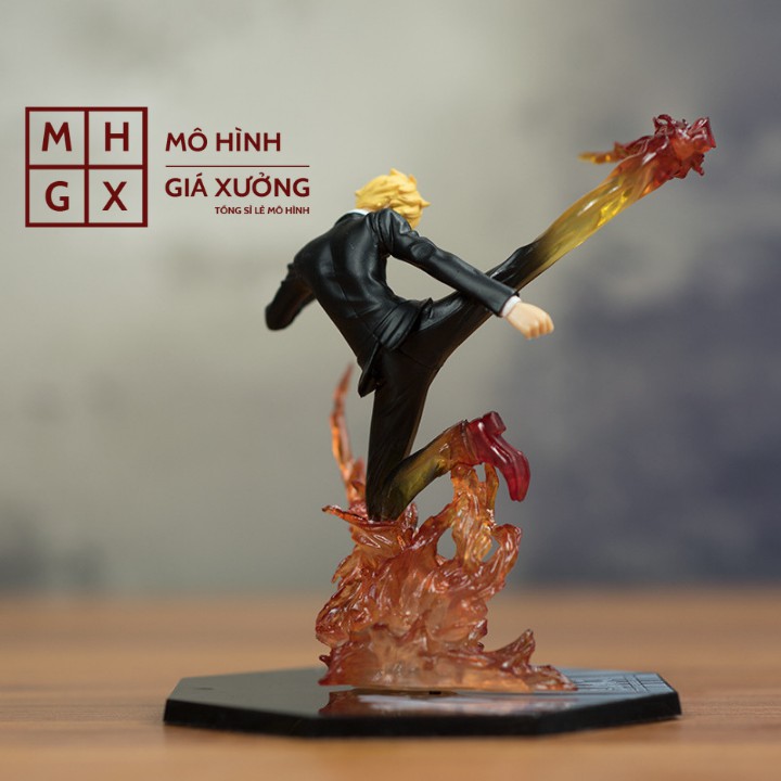 Mô hình One Piece Sanji F.zero hàng cao cấp đế có chữ tên nhân vật sanji cao 16cm hiệu ứng chiến đấu đặc biệt , figure