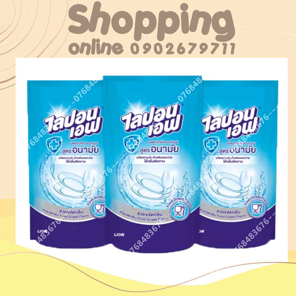 COMBO 3 Túi Nước Rửa Chén Lipon Thái Lan