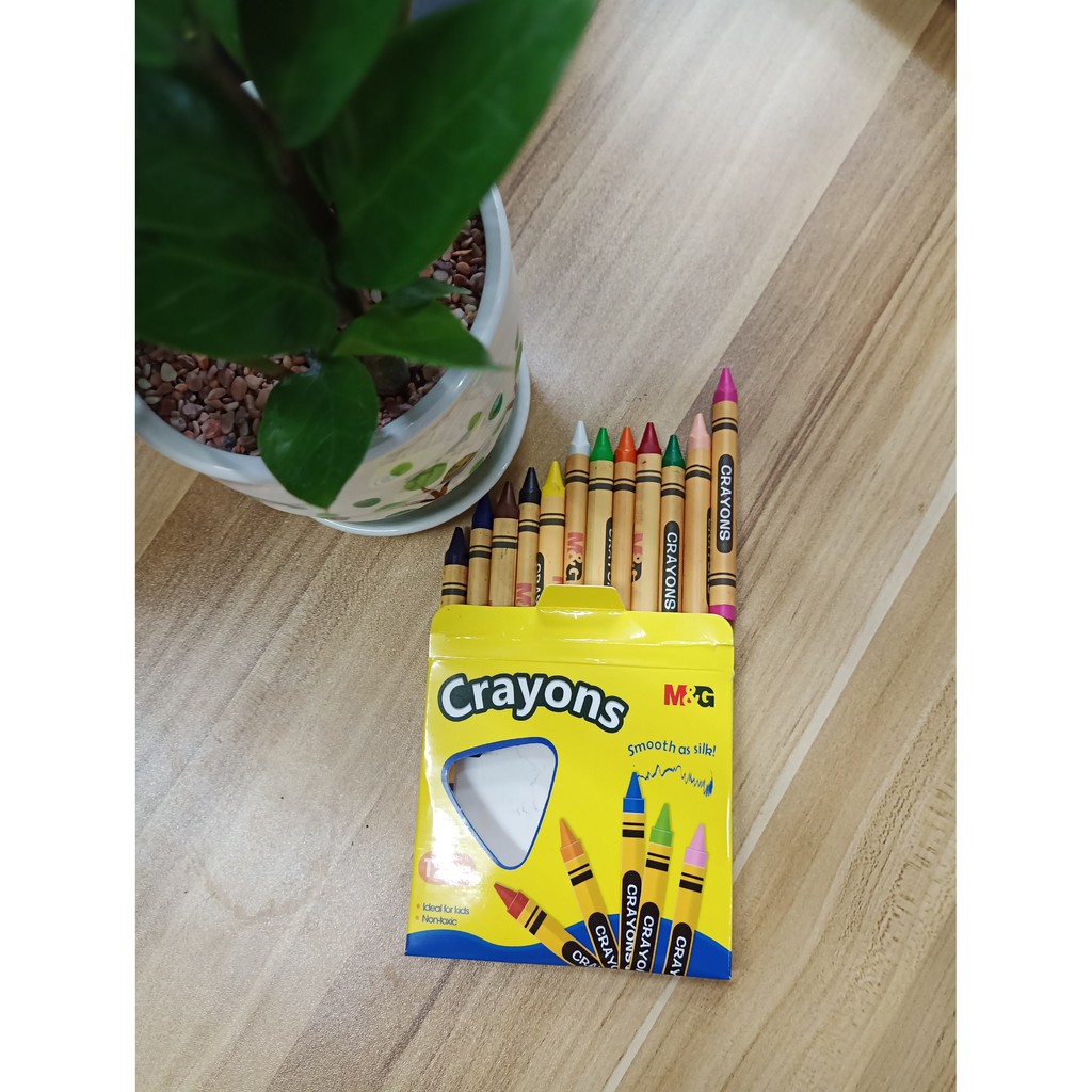 Sáp màu 12 màu M&amp;G Crayons AGMX4226