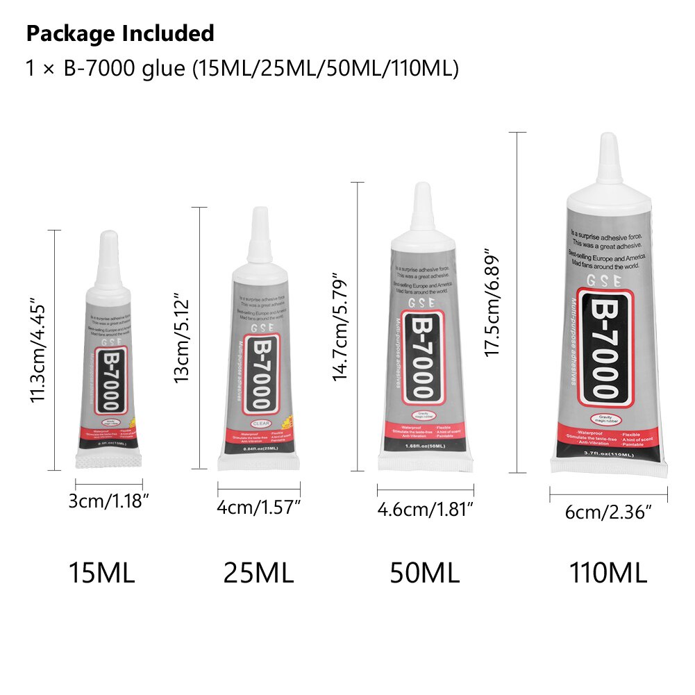 Keo B-7000 dán màn hình điện thoại, keo viền điện thoại,keo b7000