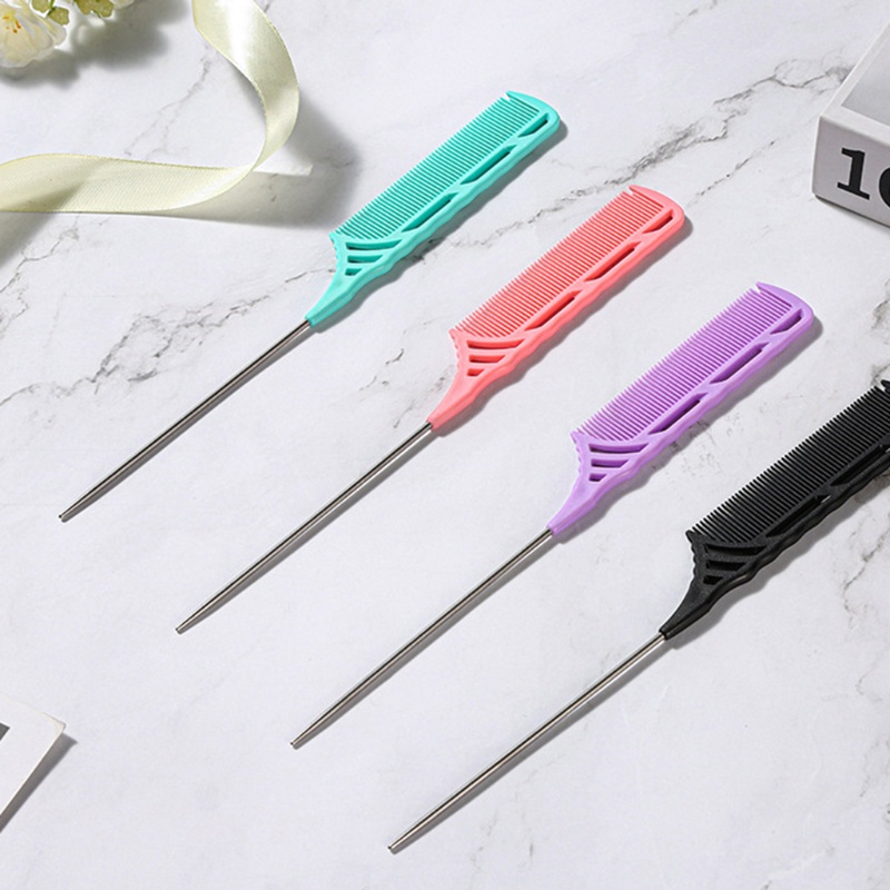 Youyo Bộ 2 Lược Đuôi Chuột Và Lược Đuôi Lông Mày Hai Mặt Điều Khiển Trang Điểm Tóc / Trang Điểm Trà