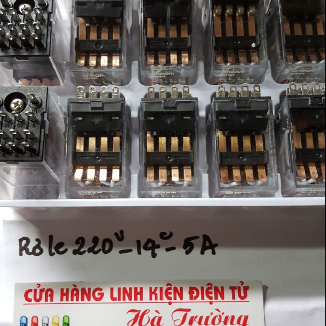 Rơle 220vAC - 14 chân compo 5 cái