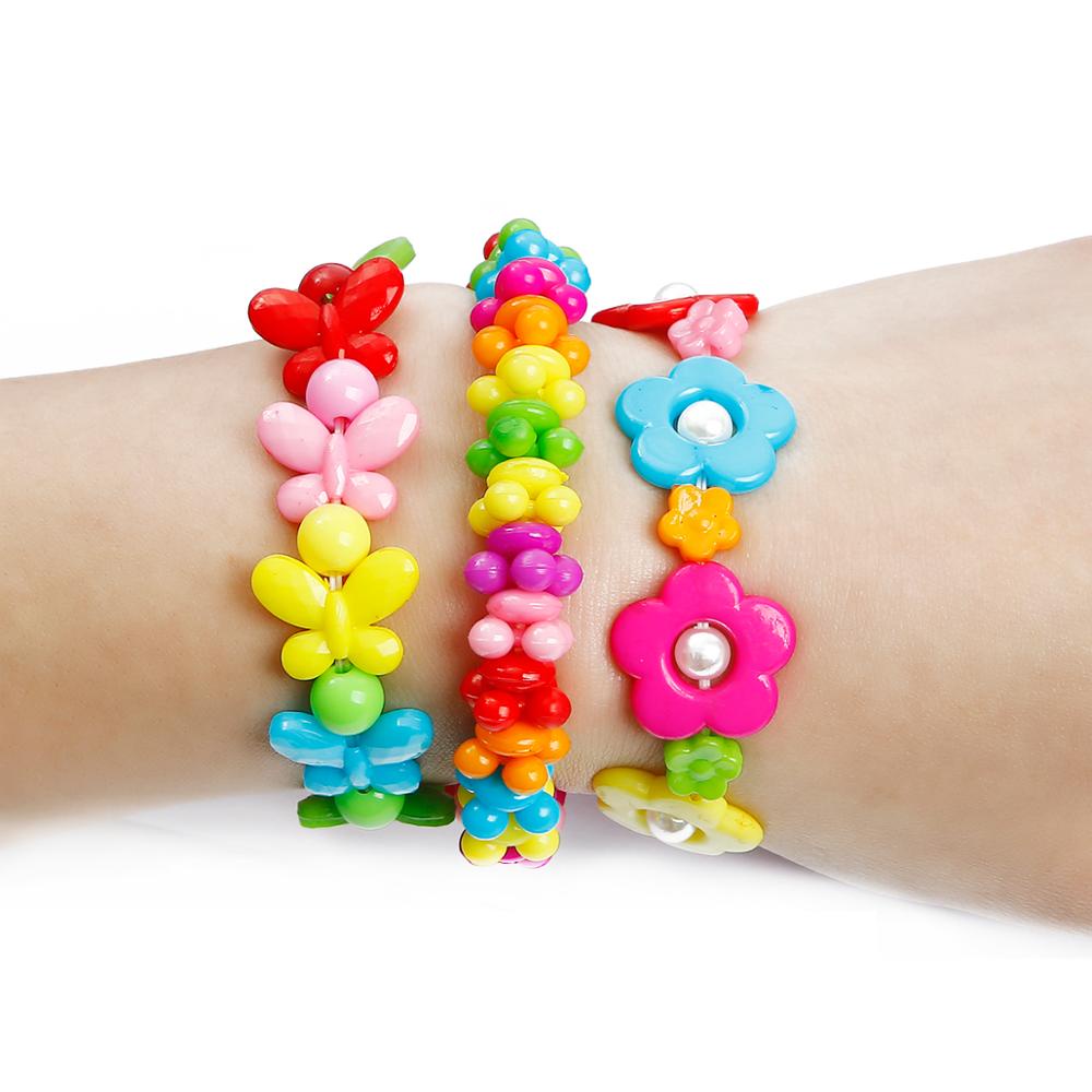 Set 30-1000 Hạt Nhựa Nhiều Màu Làm Trang Sức