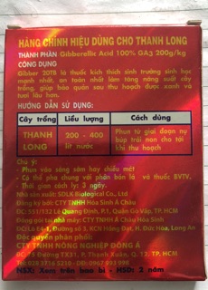 2 viên GA3( GA3 sủi)
