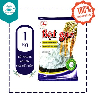 Bột gạo tẻ 1kg làm bánh tẻ, bánh giò