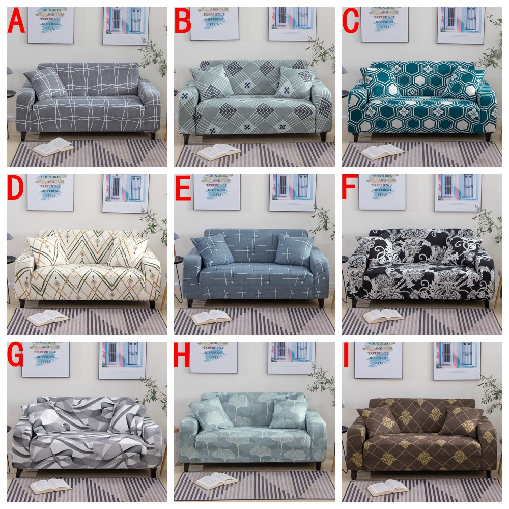 Áo Bọc Ghế Sofa 1 / 2 / 3 / 4 Chỗ Ngồi Hình Chữ L Ốp