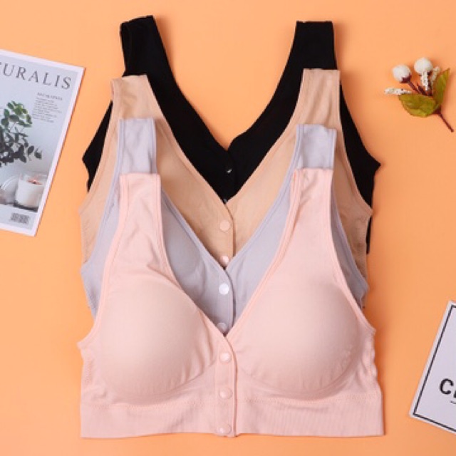 Bra / Áo Ngực Trung Niên Cotton Xuất Hàn ( AL : 077 ) Hàng Loại Đẹp. | BigBuy360 - bigbuy360.vn