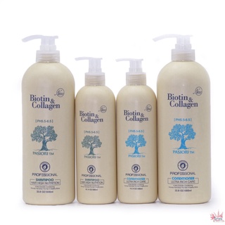 Dầu gội xả biotin collagen voudioty 1000ml ngăn ngừa rụng tóc, gàu & kiềm dầu, phục hồi hư tôn