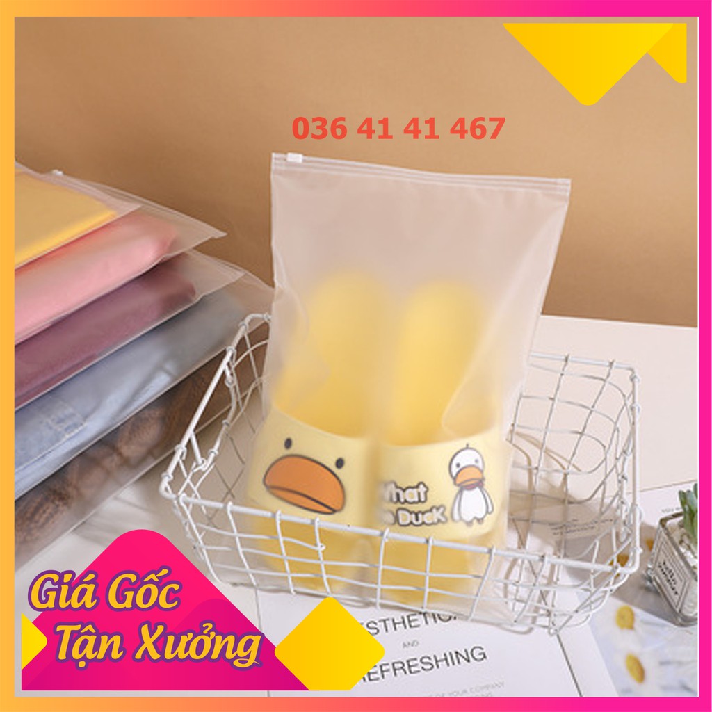 [KHO xưởng] 01 Kg TÚI ZIP LỤA MỜ - TÚI NHỰA ĐỰNG ĐỒ KHOÁ KÉO DU LỊCH ĐA NĂNG GIÀY DÉP ĐỒ TRANG ĐIỂM QUẦN ÁO