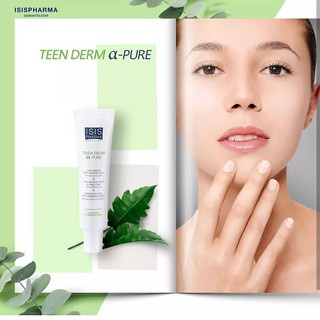 TEEN DERM ALPHA PURE – Kem hỗ trợ giảm mụn, dưỡng ẩm, mau lành da, se kít lỗ chân lông (30ml)