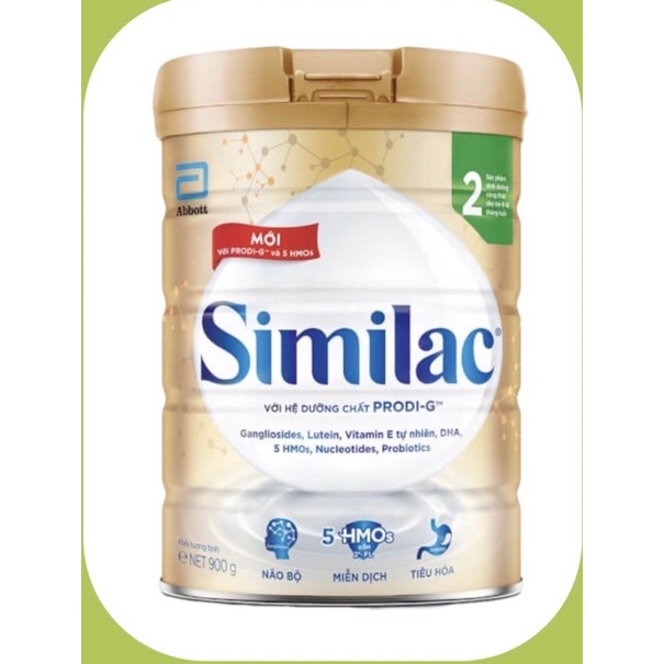 Sữa bột Similac Einstein 2 5G hương vani 900g
