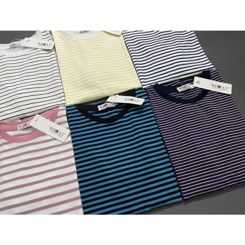 ÁO THUN SỌC TAY NGẮN