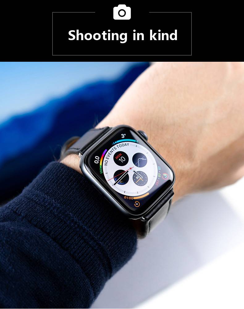 Set 2 miếng dán bảo vệ màn hình đồng hồ cho Apple Watch Series 7 6 5 4 3 Se 44mm 40mm 42mm 38mm 41mm 45mm