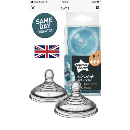 Núm ti thay thế Tommee Tippee