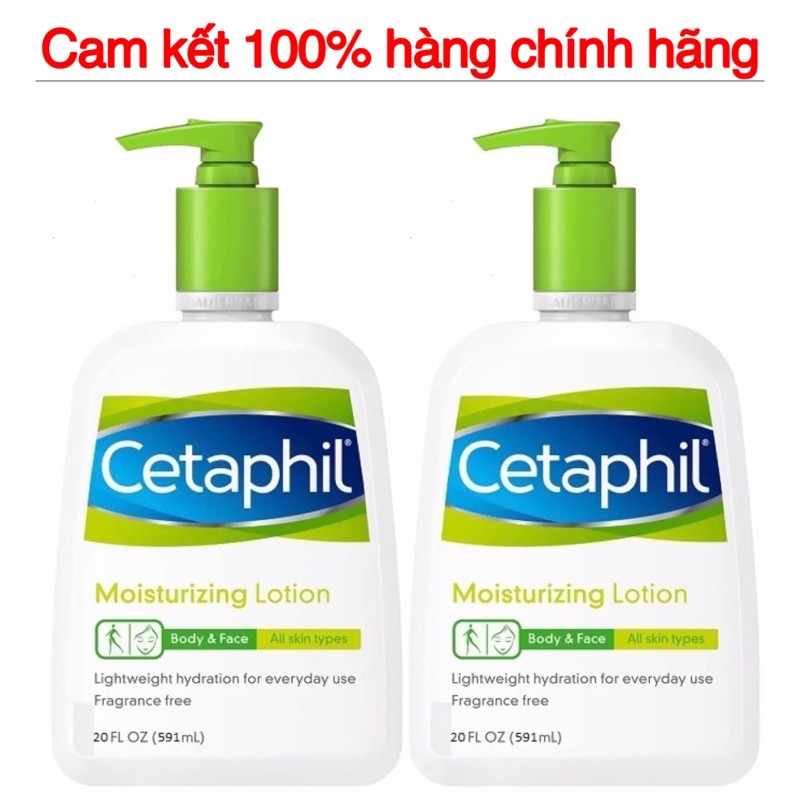 [Bill Mỹ/có sẵn/Date xa 2023] Dưỡng ẩm toàn thân Cetaphil Body Lotion (chai L 591ml dạng vòi) Body & Face