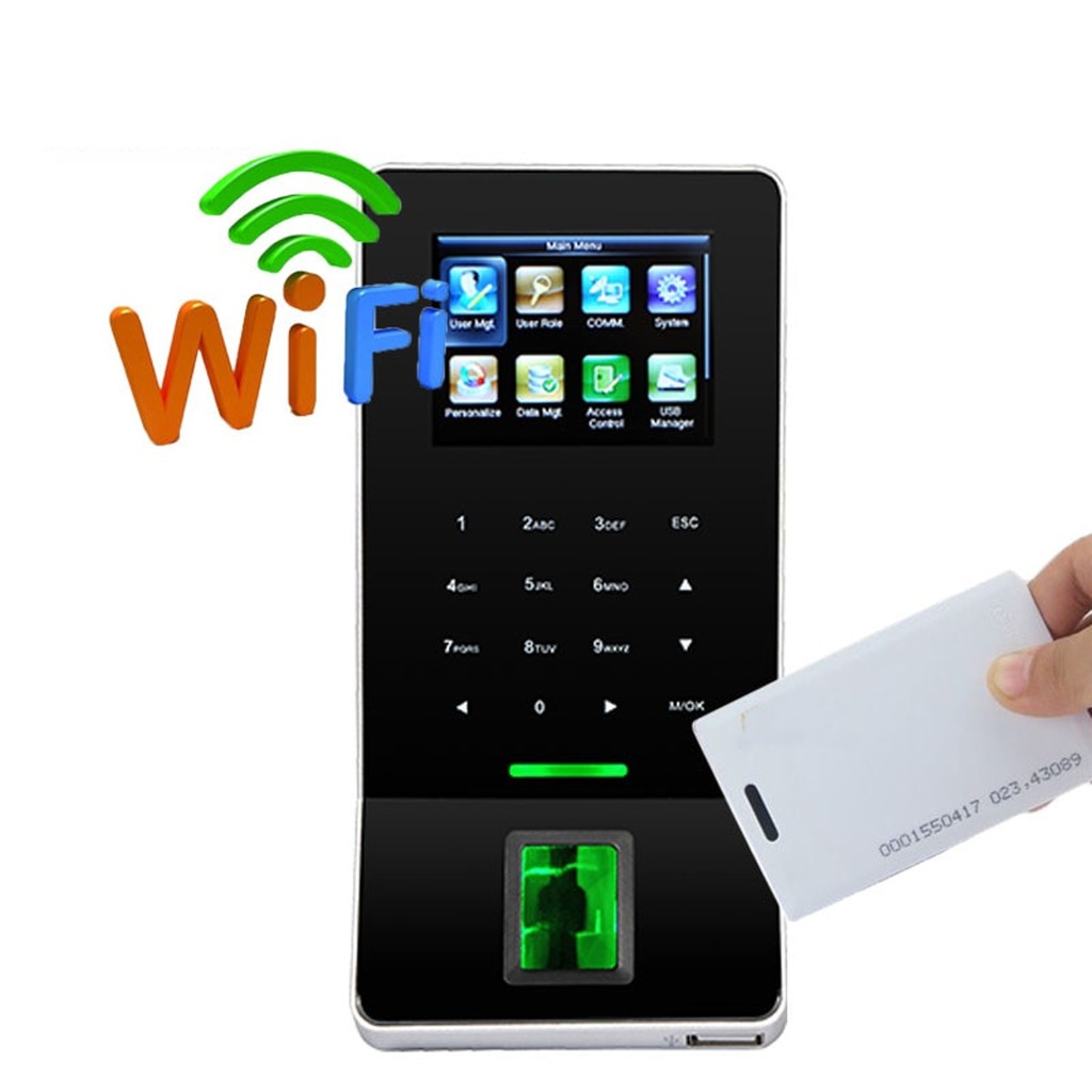 Ronald Jack F22 WIFI - Máy Chấm Công Vân Tay Kết Hợp Kiểm Soát Cửa - Hàng Nhập Khẩu Chính Hãng