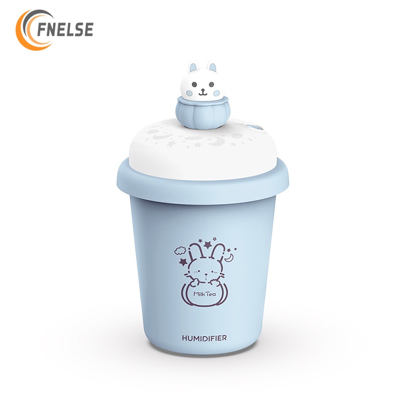 Fnelse Máy Tạo Độ Ẩm Không Khí 300ML Hình Ly Trà Sữa Dễ Thương