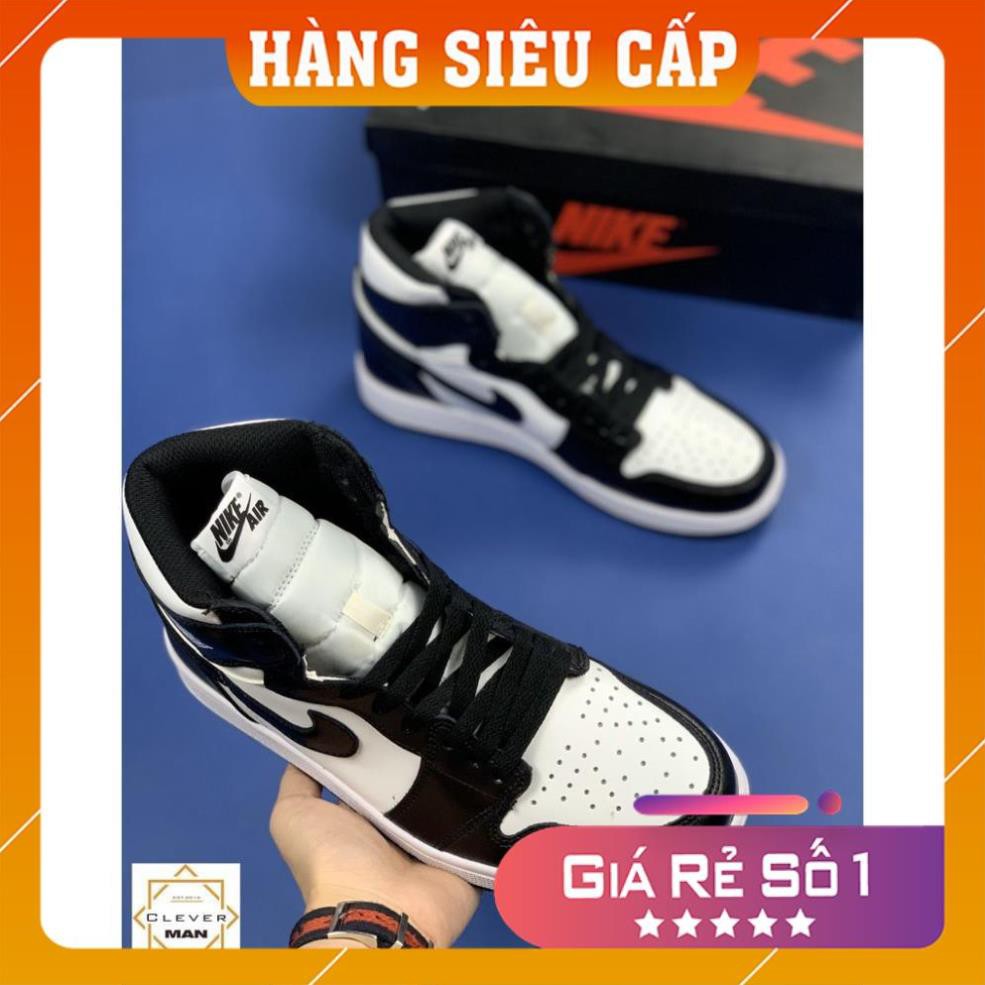 [ FREESHIP –BẢO HÀNH 1 NĂM] GIÀY SNEAKER NAM NỮ JORDAN CAO CỔ ĐEN TRẮNG HOT TREND