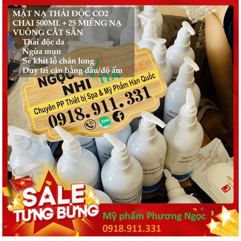 Mặt Nạ CO2 DJ Carborn Therapy GIÚP DA THẢI ĐỘC