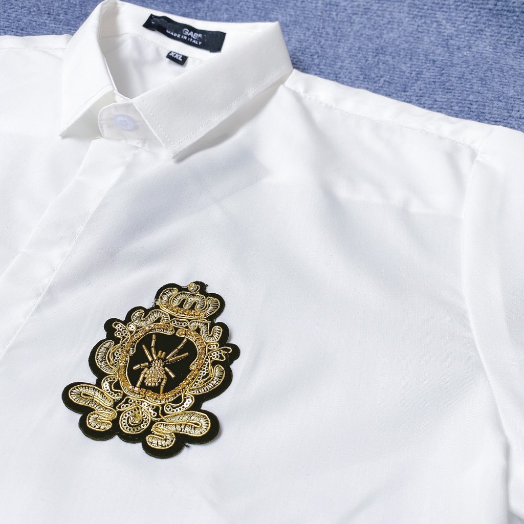 Bộ Quần Tây + Sơ Mi Đính Đá Ong Vàng | BigBuy360 - bigbuy360.vn