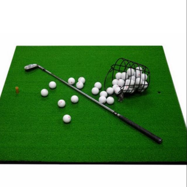 [Mã SRBACK101512 hoàn 20K xu đơn 0Đ] Thảm tập Golf Swing 1.2 ×1.2 và 1.5× 1.5m... Tặng kèm tee cao su