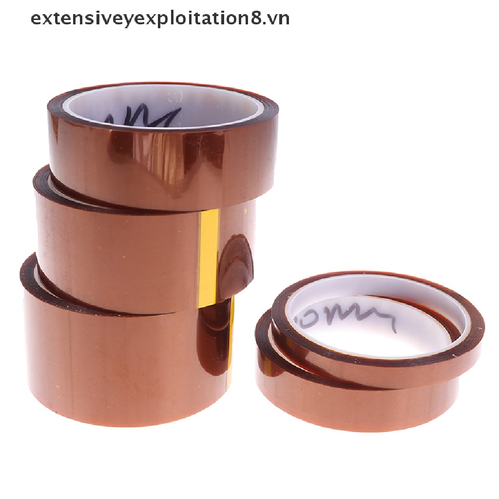 Cuộn băng keo polyimide chịu nhiệt độ cao dài 33mm đa năng tiện dụng