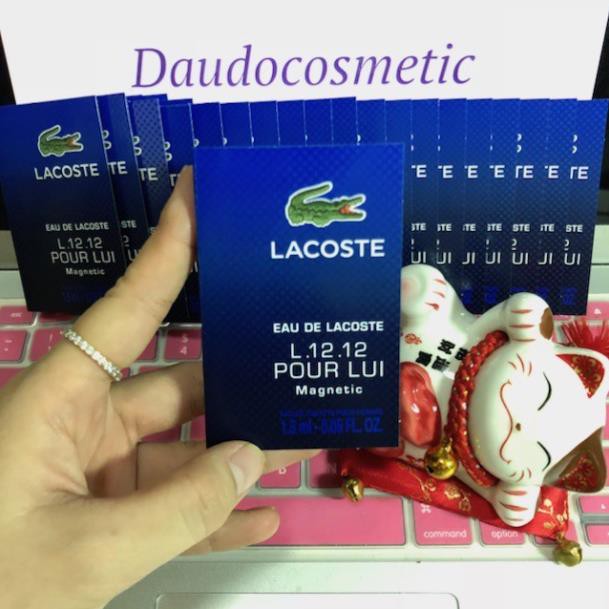 [ vial nam ] Nước hoa Lacoste L12.12 Pour Lui Magnetic EDT 1.5ml . Chính Hãng Cao Cấp