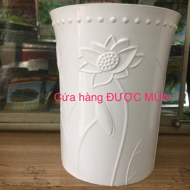 Chậu sen nổi dáng cao 24x30cm