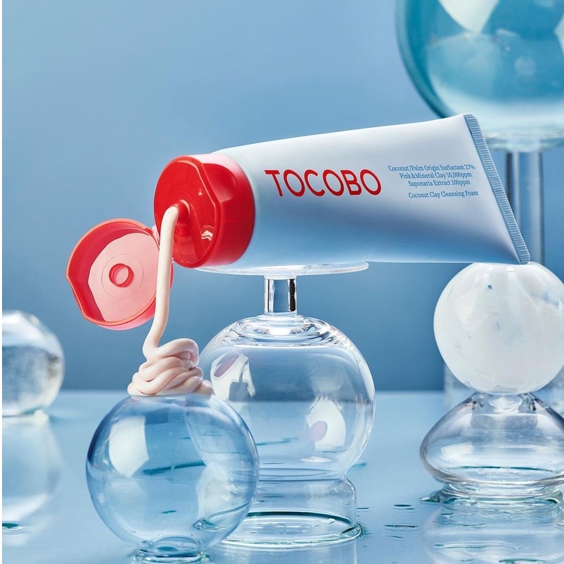 Sữa rửa mặt thuần chay từ dừa & đất sét TOCOBO Coconut Clay Cleansing Foam 150ml - Ninishop