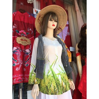 khăn rằn bà ba nam nữ