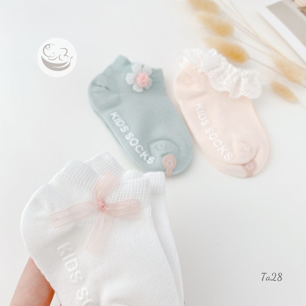 TA28 Set tất 3 đôi mêm mại êm ái cho bé của Mama Ơi-Thời trang cho bé