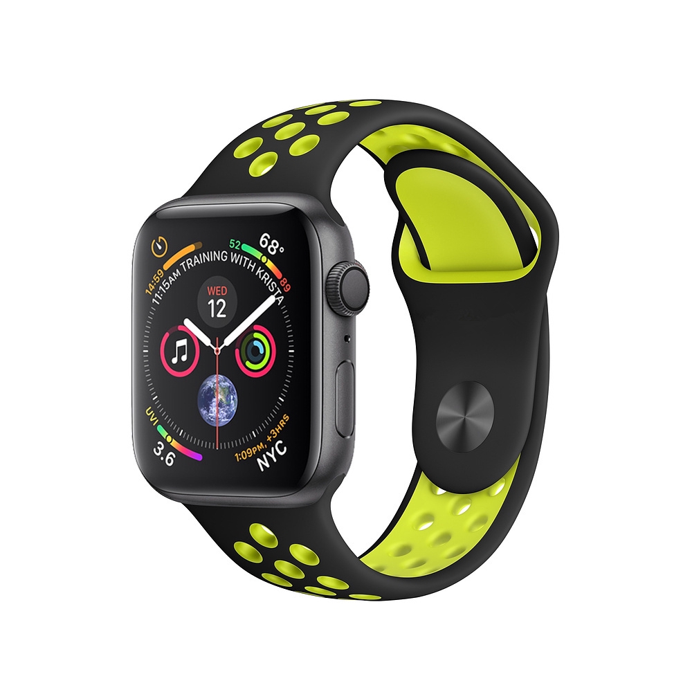 Dây Đeo Silicon Mềm Cho Đồng Hồ Thông Minh Apple Watch Series 1 2 3 4 5 6 SE 38mm 40mm 42mm 44mm Series 7 41mm 45mm