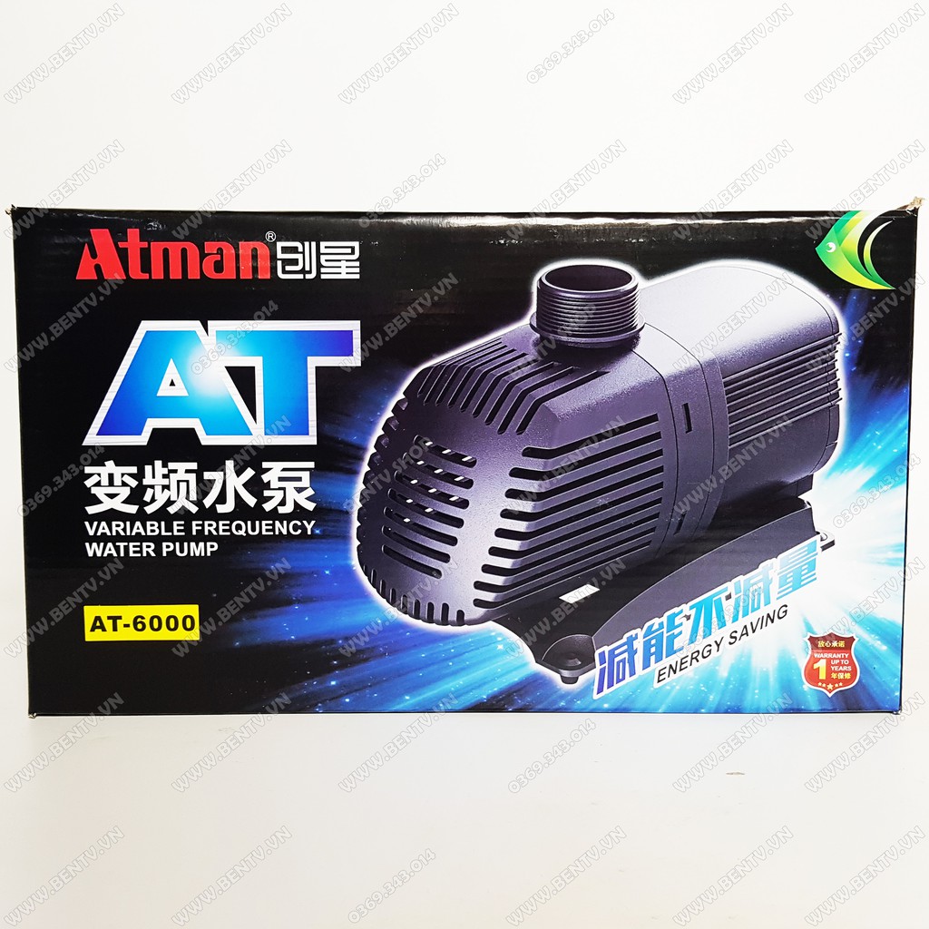 Máy Bơm Atman AT-6000 - Máy Bơm Tiết Kiệm Điện Cho Hồ Cá