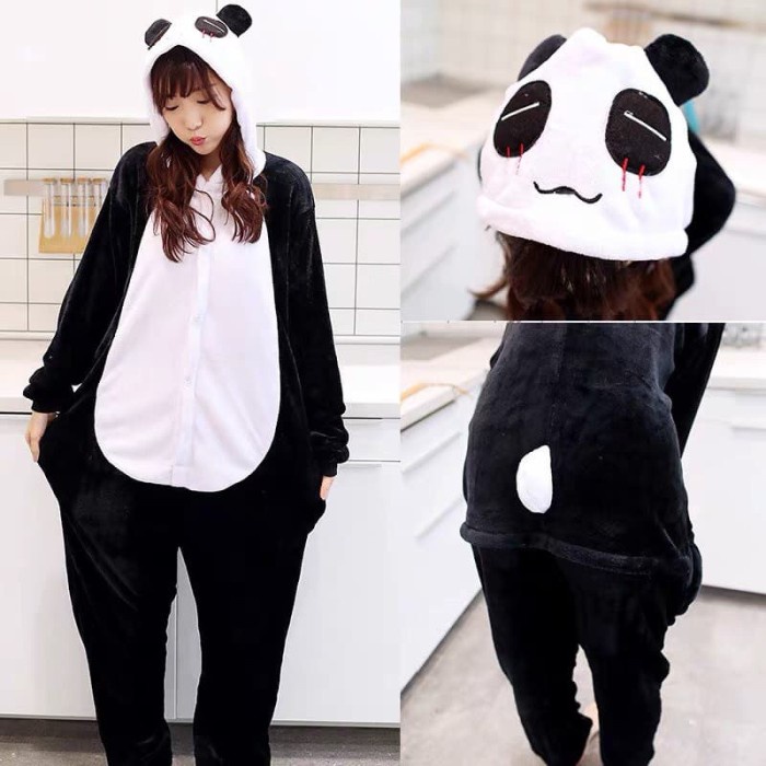 Búp bê nhồi bông hình chó/gấu trúc/heo/heo PIYAMA - SIZE M M7R7
