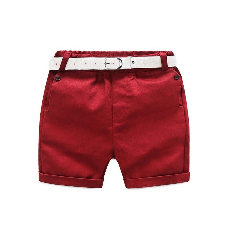 Set áo sơmi in hoa + quần short cho bé trai
