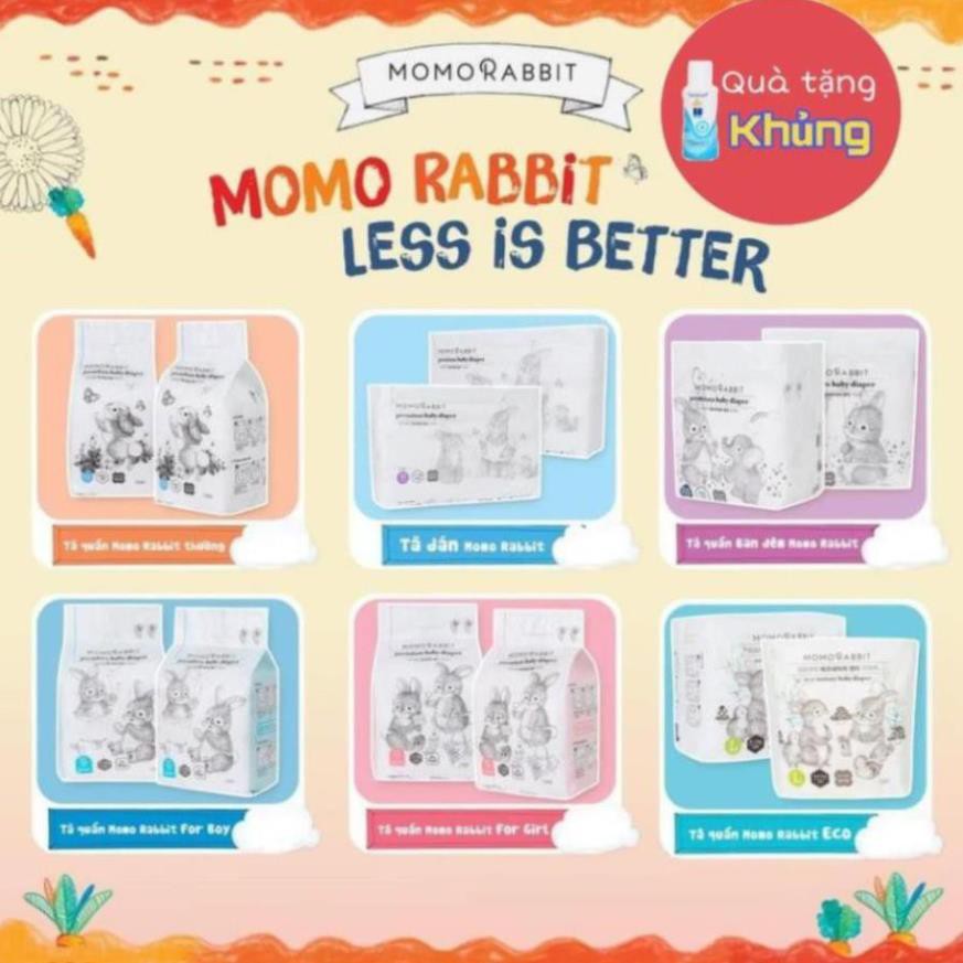 Bỉm Quần/Dán Momo Rabbit Nội Địa Hàn Đủ Size S50/M44/L40/XL36 và L28/XL22/XXL18