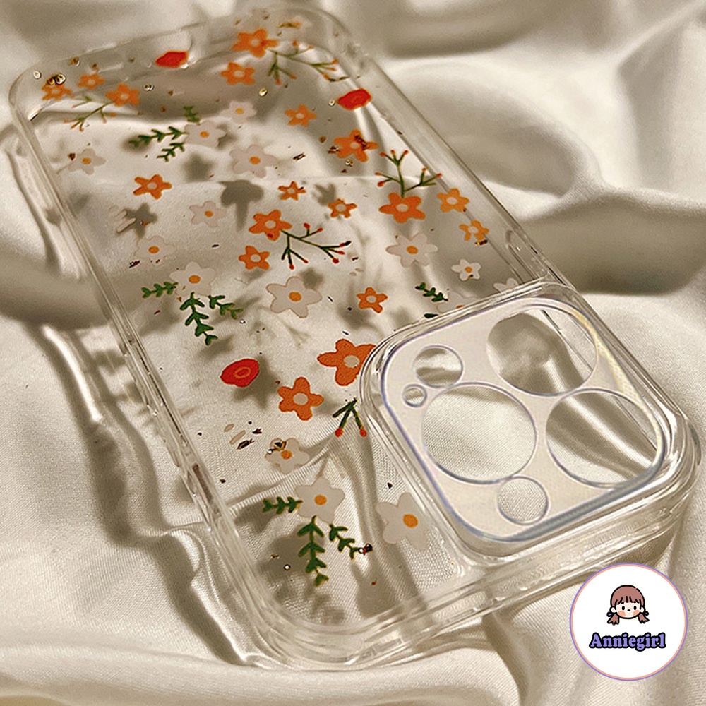 Ốp Điện Thoại TPU Mềm Siêu Mỏng Hình Hoa Kiểu Retro Cho IPhone 14 1312 11 Pro Max X XR 8 7 Plus