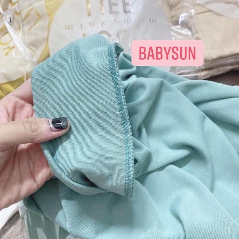 Combo 3 áo giữ nhiệt Minky Mom cổ 7 phân cho bé