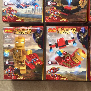 Lego xếp hình Super Heroes - Ironman (có 8 mẫu)