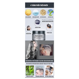 Sáp vuốt tóc đổi màu tóc cực đẹp