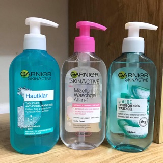 SỮA RỬA MẶT GARNIER DẠNG GEL 96% TỪ NƯỚC VÀ THÀNH PHẦN TỰ NHIÊN - 200ml