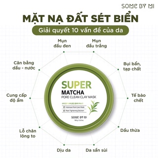 Mặt nạ đất sét trà xanh SBM 100g