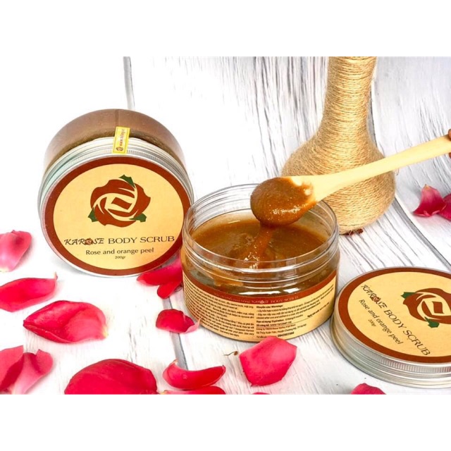 Tẩy da chết hoa hồng Karose Body Scrub 200g