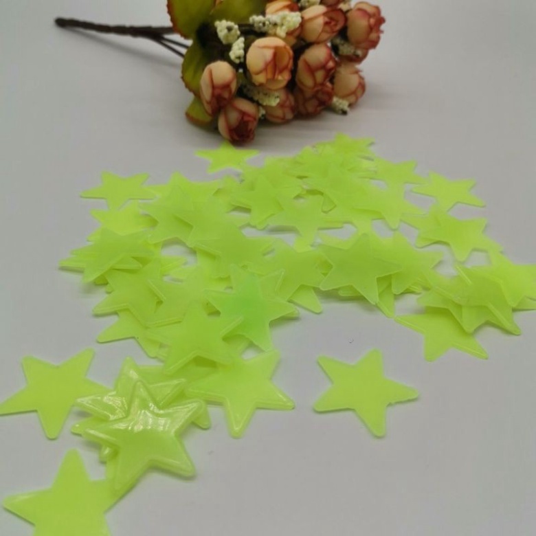 Sao dạ quang phát sáng dán tường trang trí cao cấp cho bé